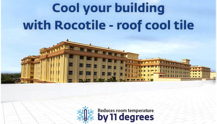 Roof cooling tiles